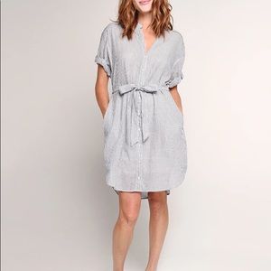 Xirena Campbell Striped Cotton Dress